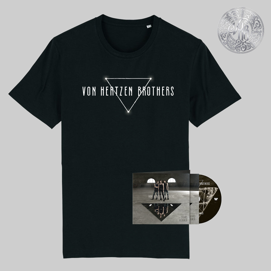 Stars Aligned VHB25 Anniversary Edition CD and T Shirt Bundle (UK)