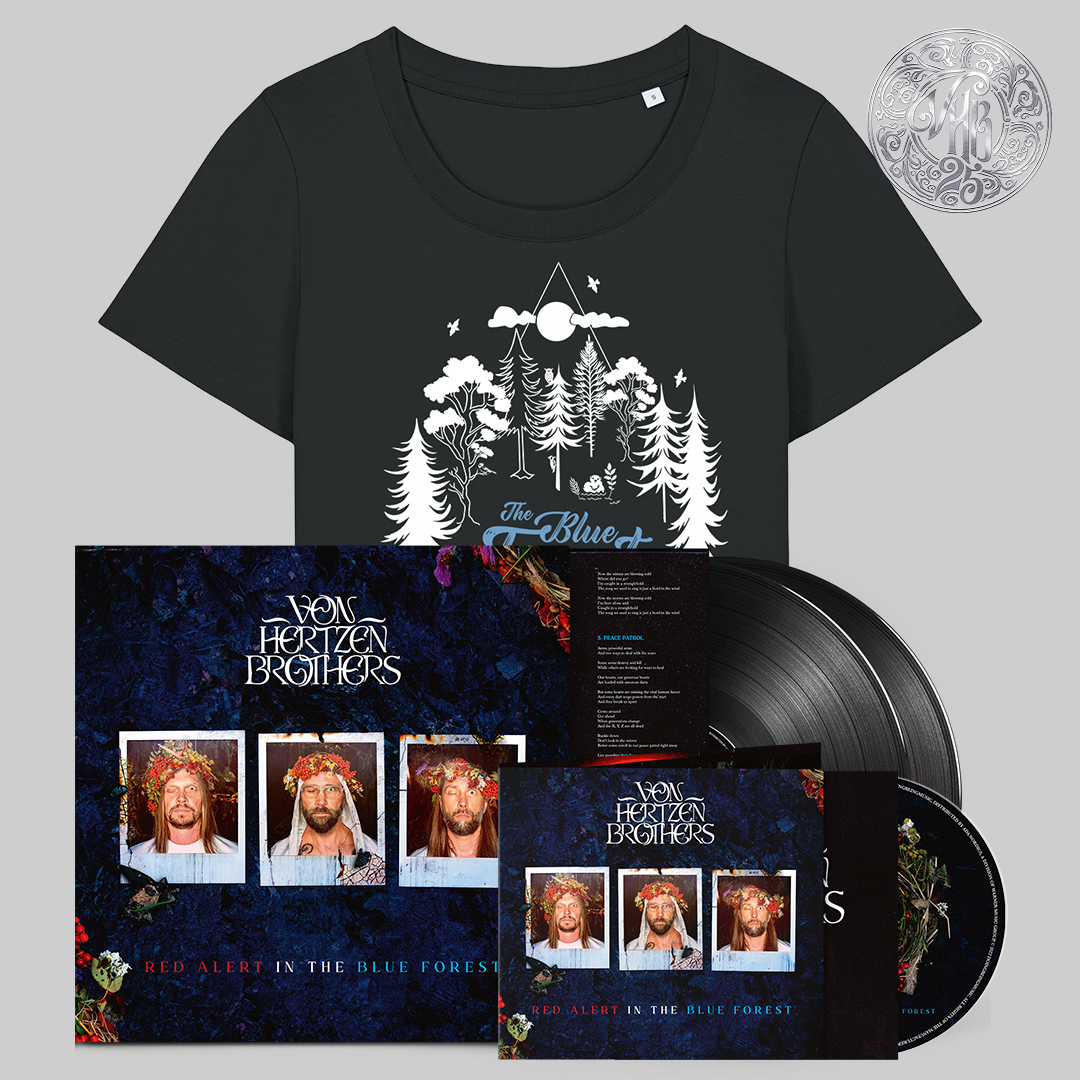 Red Alert in the Blue Forest Ultimate Bundle - LP, CD and T Shirt (UK)