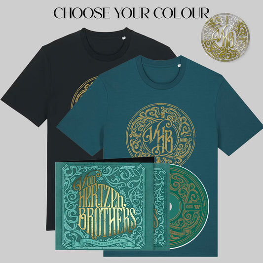 Love Remains The Same Gold Edition CD + T Shirt Bundle (UK)