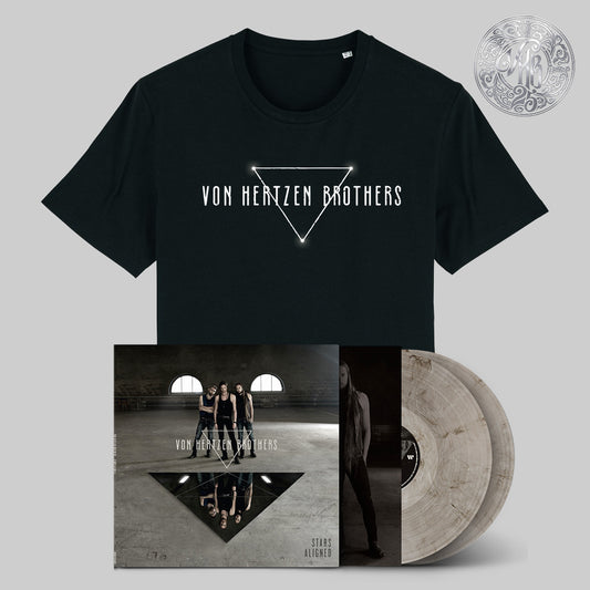 Stars Aligned 25th Anniversary Edition  LP and T Shirt Bundle (FINLAND)