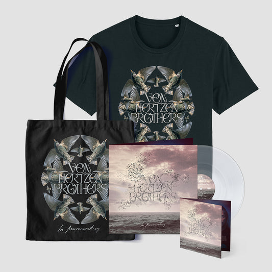 In Murmuration LP, CD, T Shirt and Tote Bag Bundle (UK)