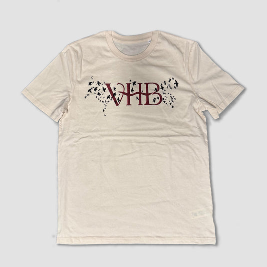 VHB logo T-shirt Unisex and Ladies NATURAL WHITE (FINLAND)