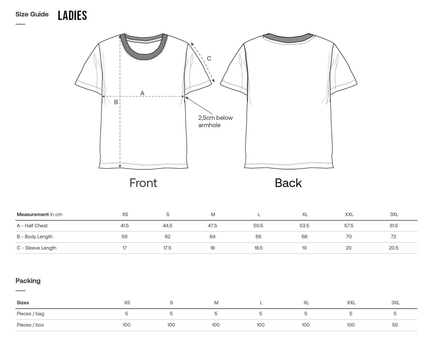 VHB logo T-shirt Unisex and Ladies NATURAL WHITE (FINLAND)