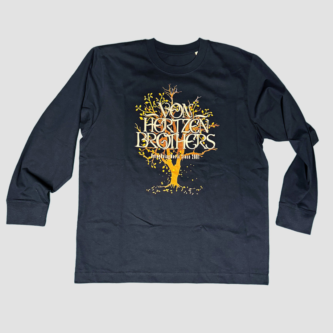Von Hertzen Brothers Tree Logo Long Sleeve T shirt French Navy (FINLAND)